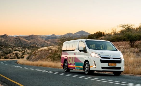 Go2 Tourism Shuttle, bus, Namibia