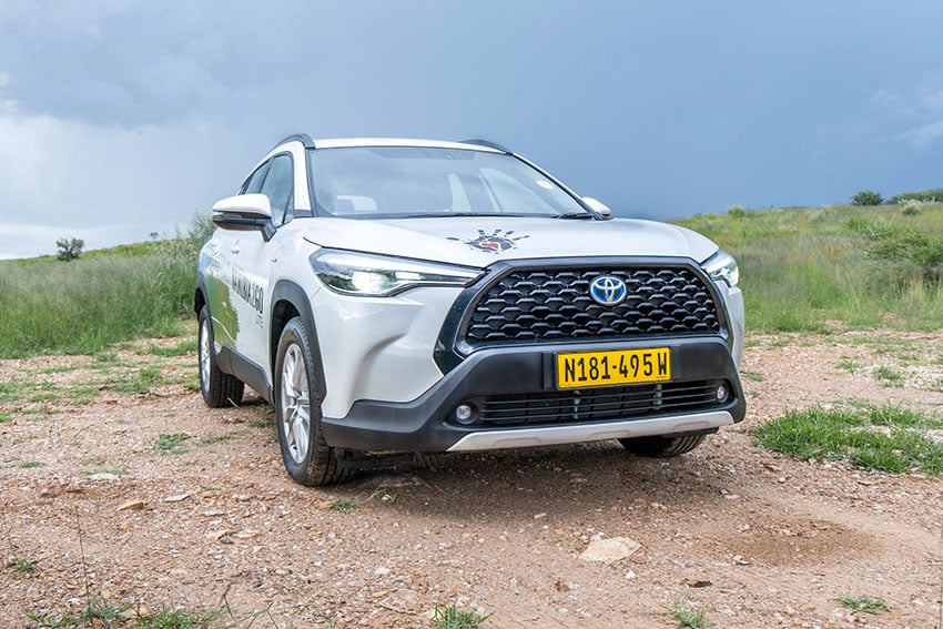 Toyota Corolla Cross Hybrid rental car, Namibia