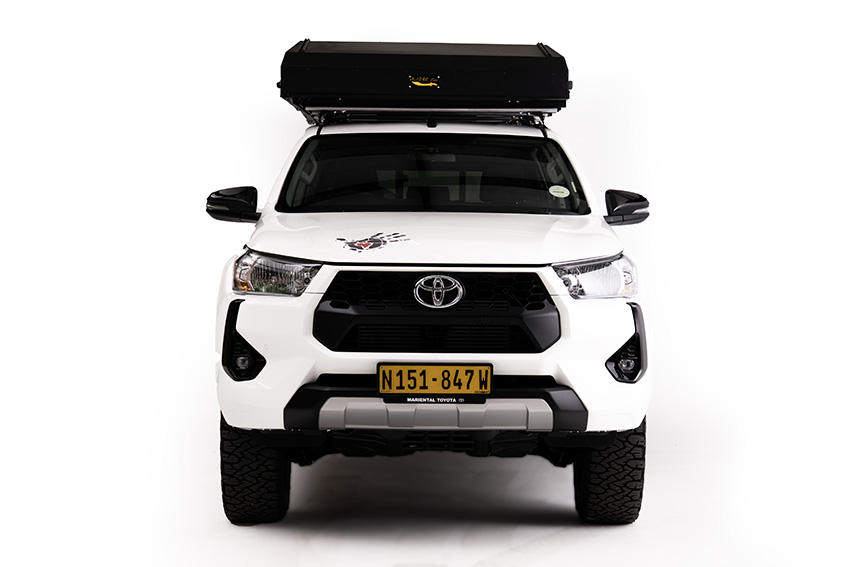 Toyota Hilux with Comfort camping equipment, rental car, Namibia