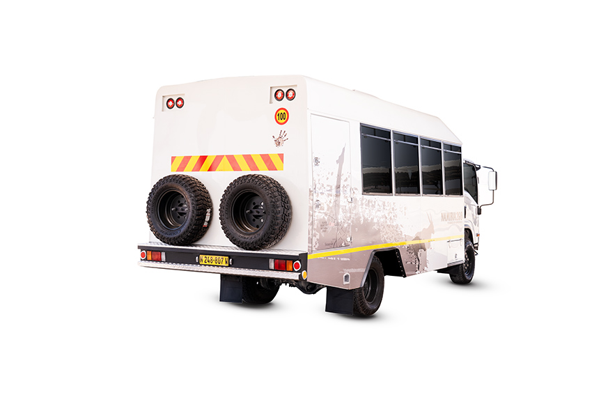 4x4 Isuzu NPS 300 14-Seater, rental car, Namibia2Go