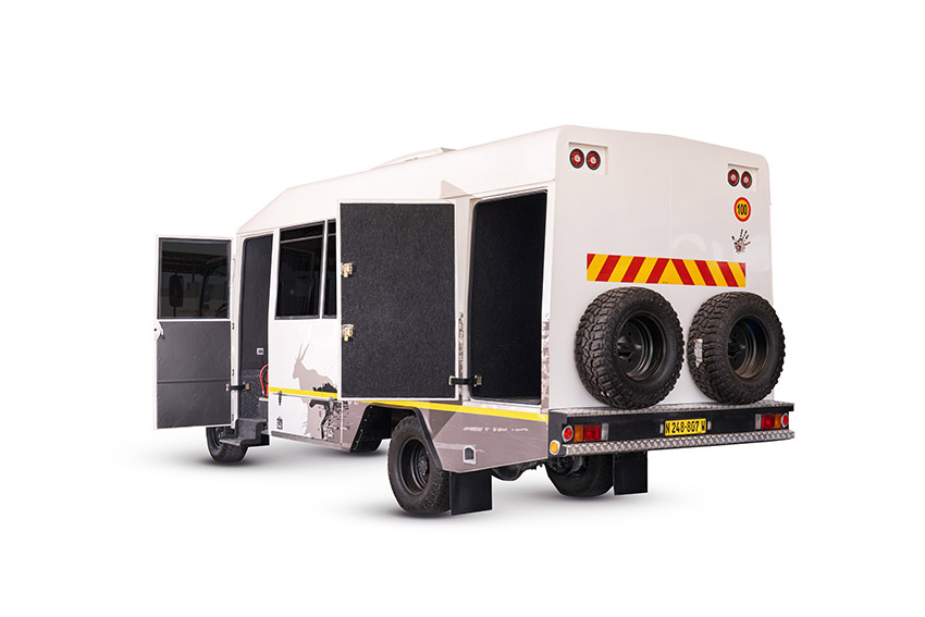 4x4 Isuzu NPS 300 14-Seater, rental car, Namibia2Go