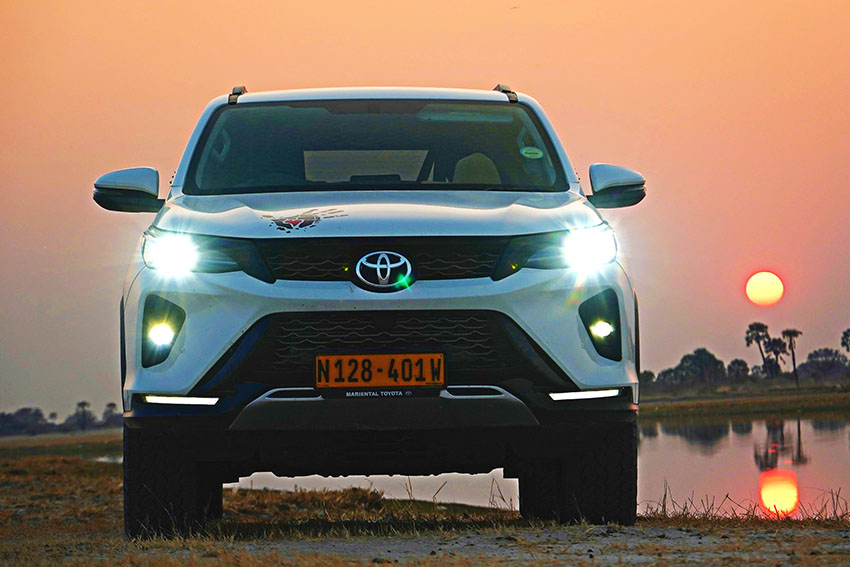 Toyota Fortuner, rental car, Namibia