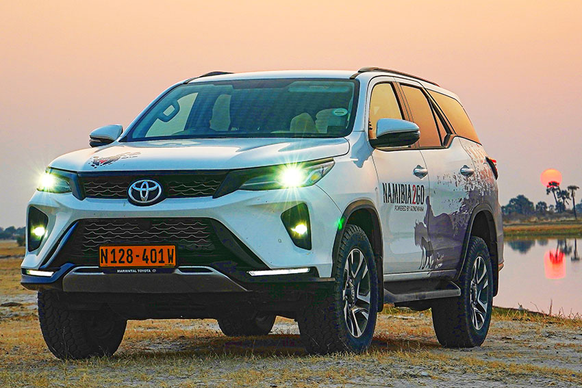 Toyota Fortuner, rental car, Namibia