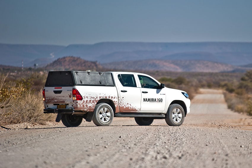 Toyota Hilux, 4x4 Standard Double Cab, rental car, Namibia