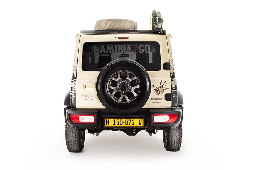 Suzuki Jimny, rental car, Namibia