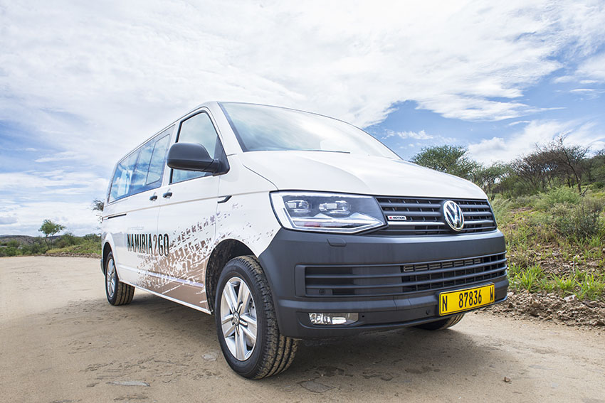 All Wheel Drive Volkswagen Transporter, rental car, Namibia