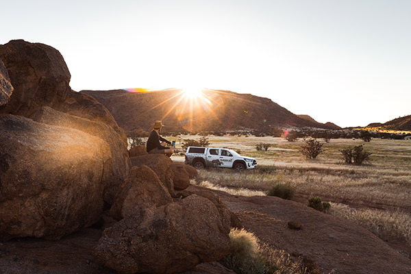 Namibia2Go Twyfelfontein sunset Namibia_photo by Teagn Cunniffe