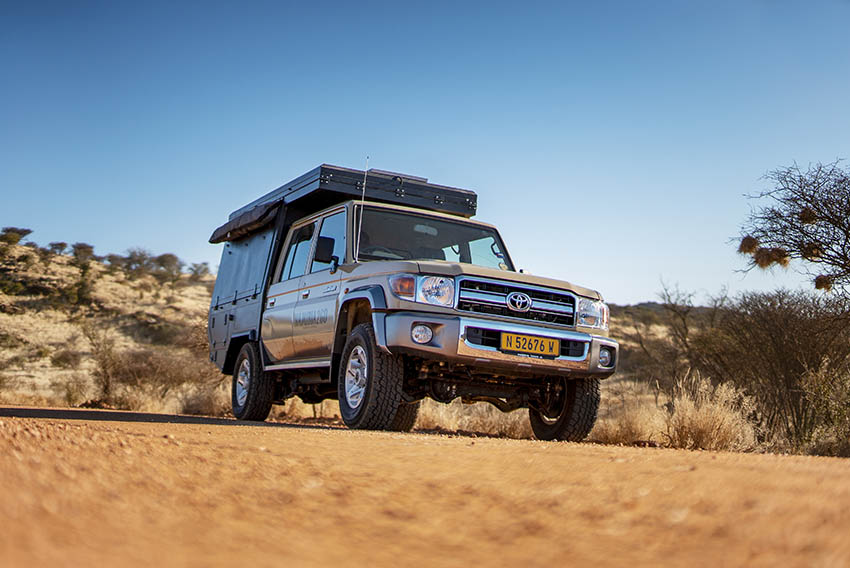 4x4 Expedition Landcruiser, Bush Camper, rental car, Namibia