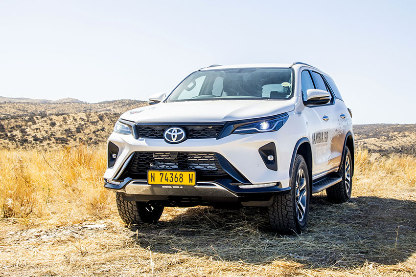 Toyota Fortuner rental car in Namibia