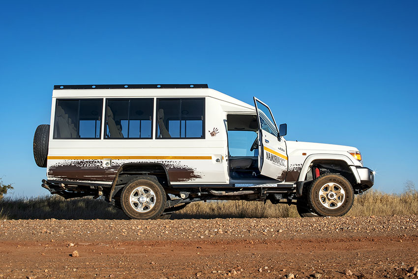 Safari Land Cruiser, Mietwagen, Namibia