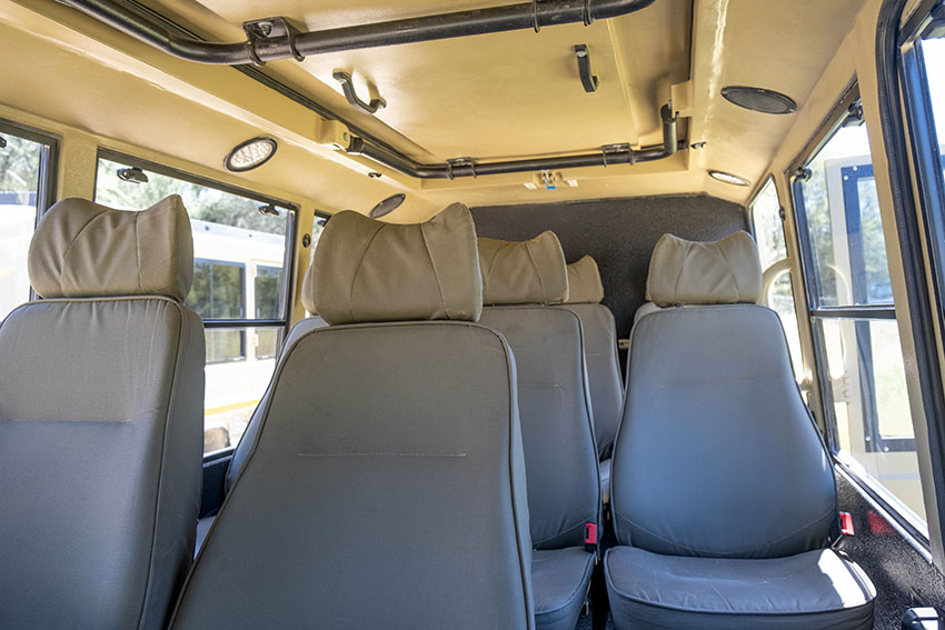 4x4 Safari Cruiser, seats, rental car, Namibia