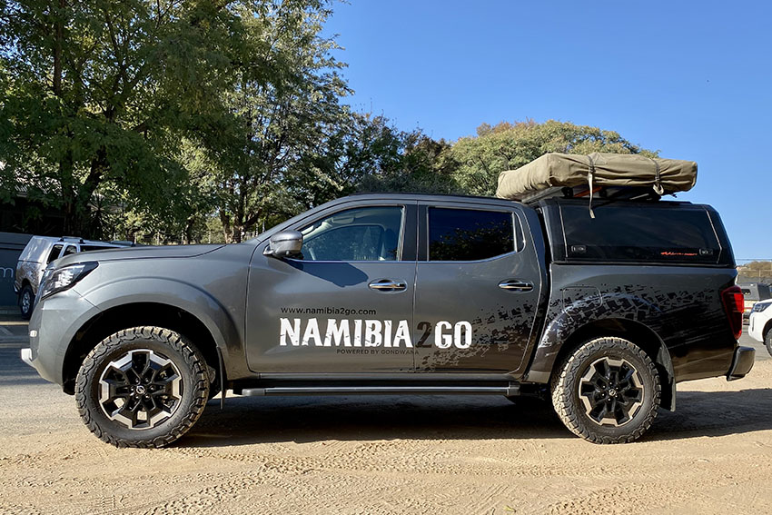 Nissan Navara Double Cab, rental car, Namibia
