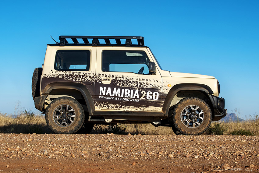 Suzuki Jimny rental car in Namibia
