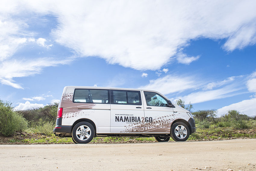 VW Transporter Mietwagen in Namibia