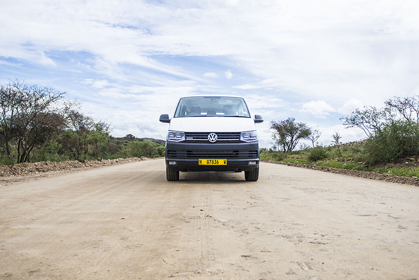 VW Transporter Mietwagen in Namibia