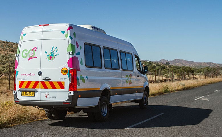 Go2 Traveller Transfers, bus, Namibia