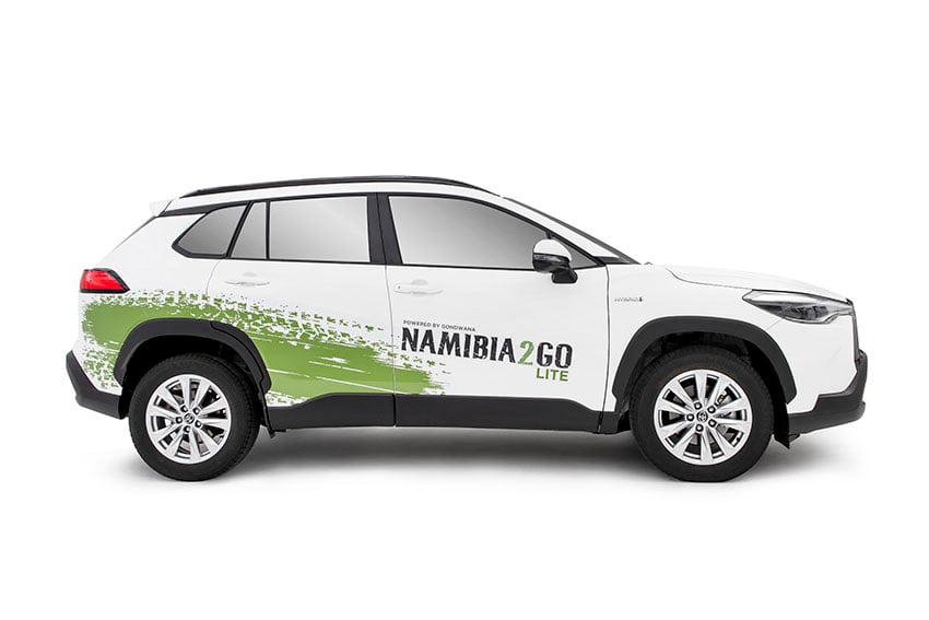 Toyota Corolla Cross Hybrid rental car, Namibia