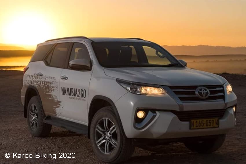 Toyota Fortuner, rental car, Namibia